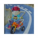 Arthur fait du vélo