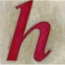 (081) H simple- 7,5x7,5 cm