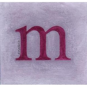 (131) M simple- 7,5x7,5 cm