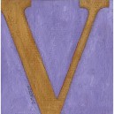 (221) V simple- 7,5x7,5 cm