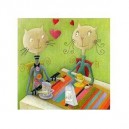 Milk time - carte double 15x30cm ouverte