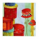Mes beaux chapeaux - carte double 15x30cm ouverte