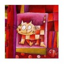 Chat me plaît - 15 x 15 cm