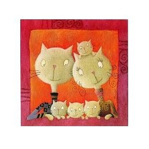 Chat me plaît - 15 x 15 cm
