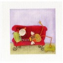 Poule qui rêve, n'amasse pas d'oeufs - 15 x 15 cm