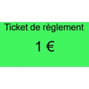 Ticket de 1 €