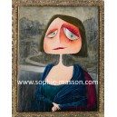 Mona Lisa (ou La Joconde)- 60 x 80 cm - Acrylique