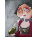 Dina - 60x80 cm - Acrylique sur toile