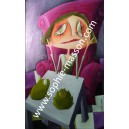 Le choix de Sophie - 60 x 100 cm - Acrylique sur toile