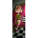 Anne-Charlotte - 40x 120cm - Acrylique sur toile