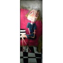 Ninon - 40x120 cm - Acrylique sur toile