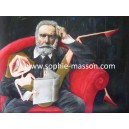 Juliette aime son Victor - 60 x 80 cm