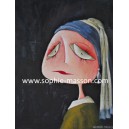 La jeune fille à la perle - 10x15 cm