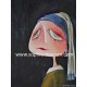La jeune fille à la perle - 10x15 cm