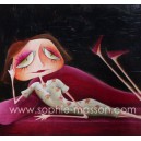 Ne rien faire - 80 x 80 cm 
