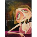 Je vais l'embrasser -33x24cm