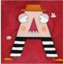 (010) A rigolo- 7,5x7,5 cm
