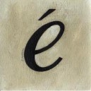(053) é simple- 7,5x7,5 cm